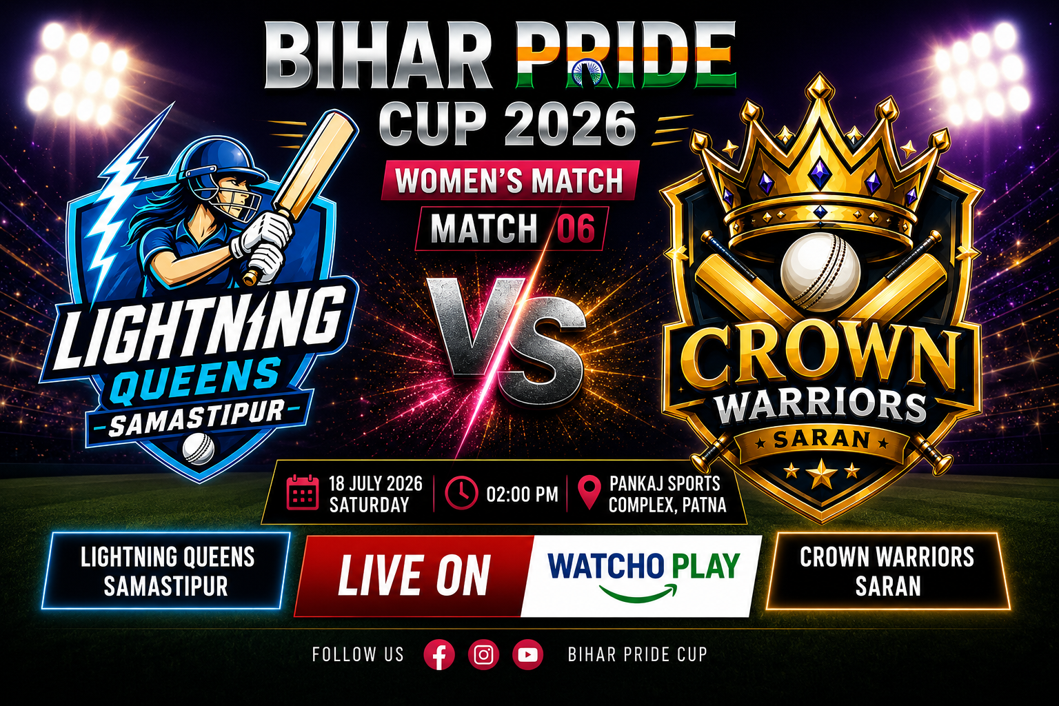 Women's Bihar Pride Cup ......