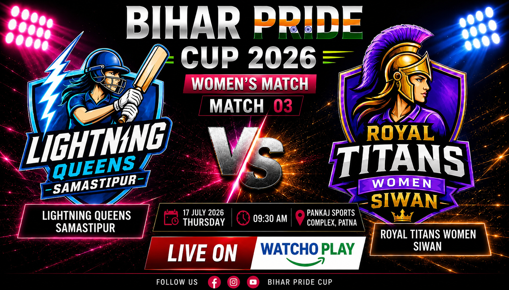 Women's Bihar Pride Cup...